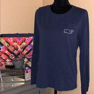 Vineyard Vines Long Sleeve Pocket Tee